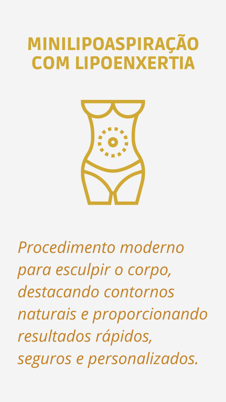 Minilipoaspiração com lipoenxertia